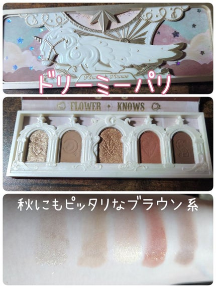 ユニコーンシリーズ アイシャドウパレット ♯ドリーミーパリ/FlowerKnows/アイシャドウパレットを使ったクチコミ(3枚目)