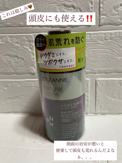 ナチュラルローション/CEZANNE/化粧水を使ったクチコミ(2枚目)