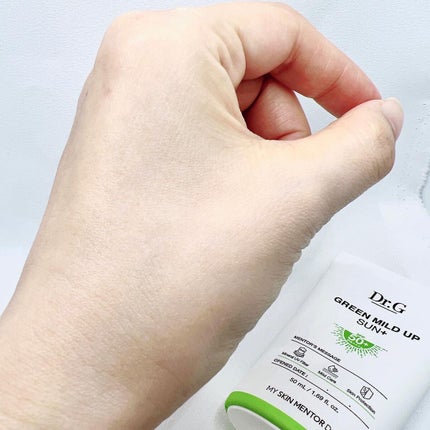 グリーンマイルドアップサンプラス/Dr.G/日焼け止めクリームを使ったクチコミ(6枚目)