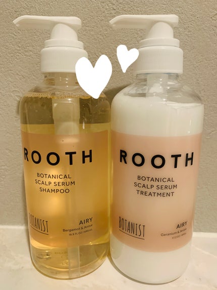 ルース ボタニカルスカルプセラム シャンプー・トリートメント(エアリー)/BOTANIST/市販シャンプーを使ったクチコミ(1枚目)