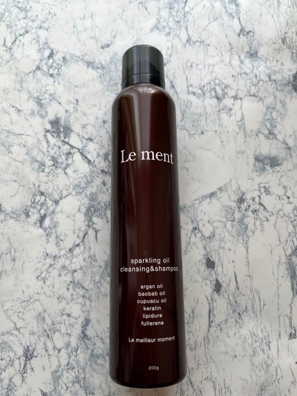 ルメント スパークリングオイル クレンジング&シャンプー/Le ment/市販シャンプーを使ったクチコミ(1枚目)