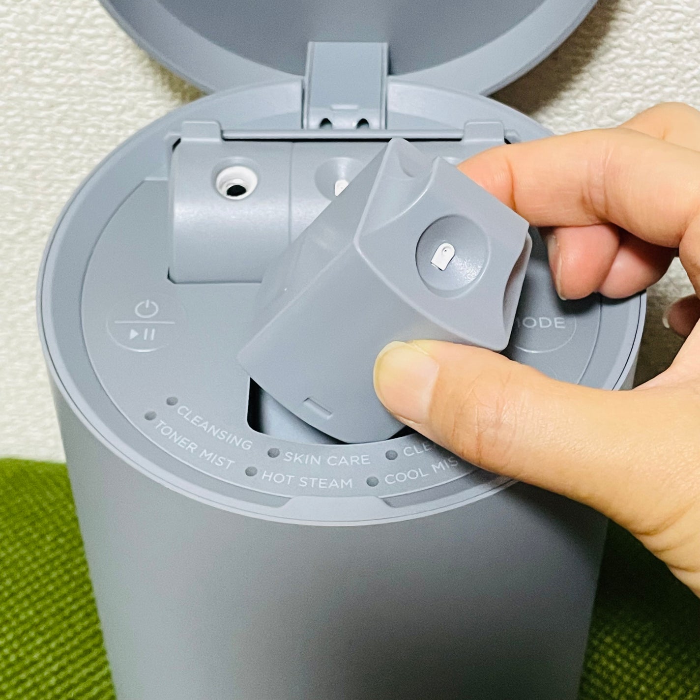 ピュアブライトスチーマー/SALONIA/美顔器・マッサージを使ったクチコミ(6枚目)