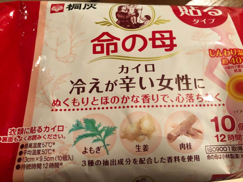 命の母 貼るタイプカイロ/桐灰化学/その他を使ったクチコミ(1枚目)