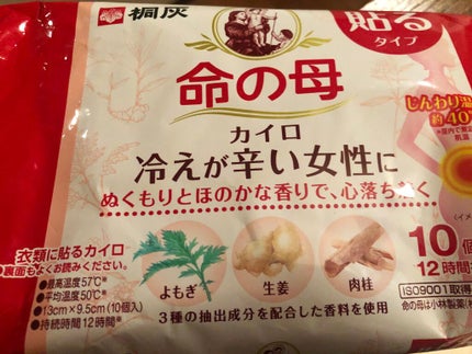 命の母 貼るタイプカイロ/桐灰化学/その他を使ったクチコミ(1枚目)