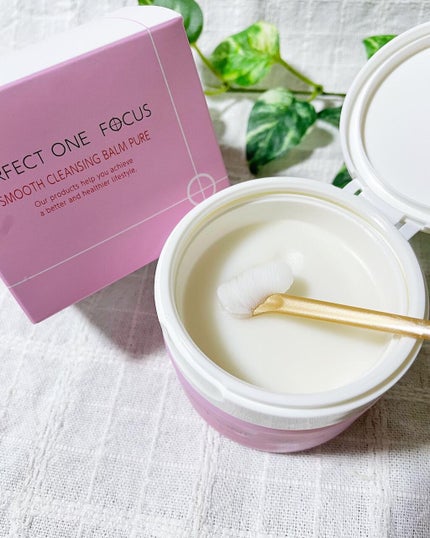 パーフェクトワンフォーカス スムースクレンジングバーム ピュア/PERFECT ONE  FOCUS/クレンジングバームを使ったクチコミ(2枚目)