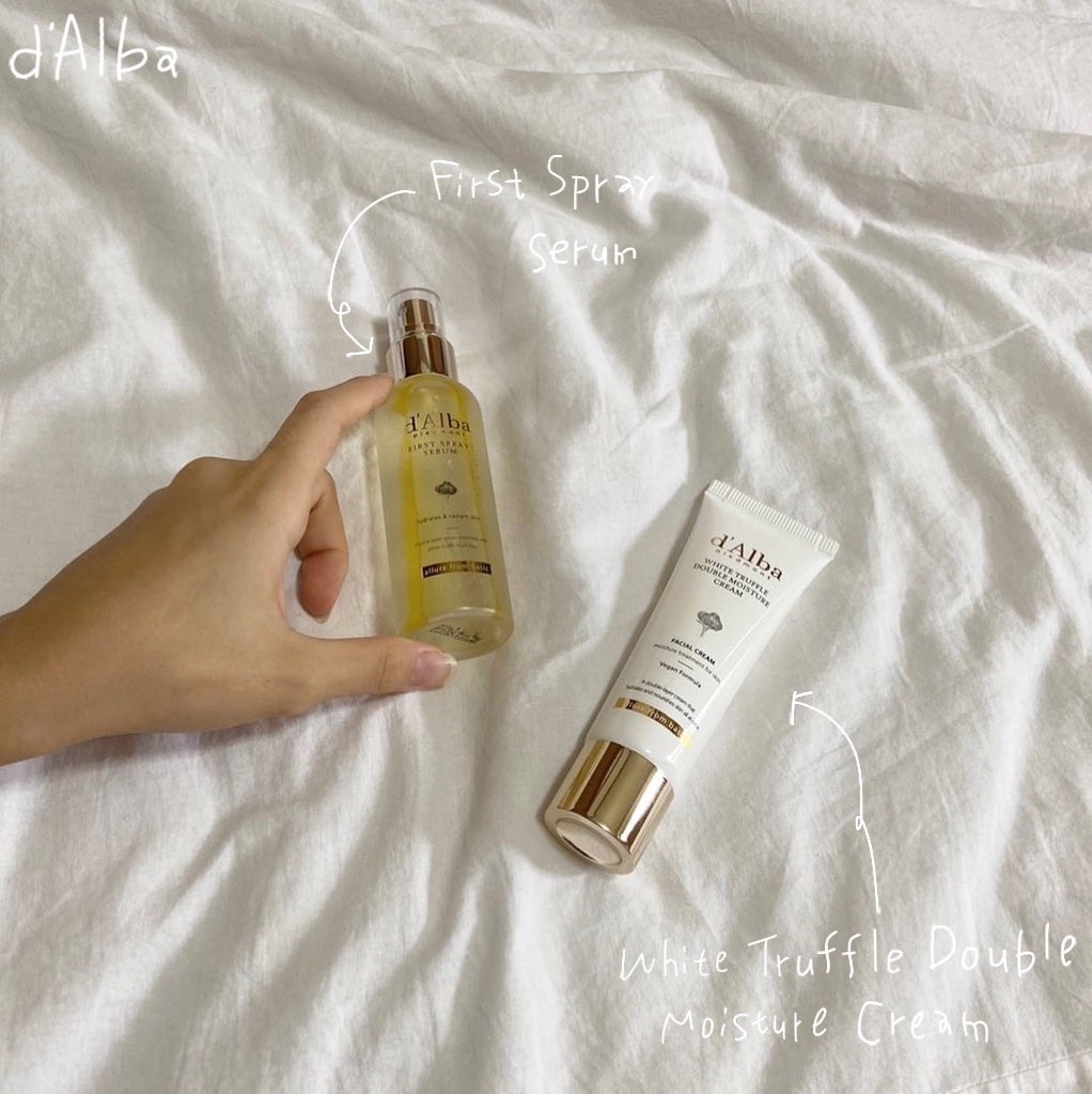 ダルバ ホワイトトリュフファーストスプレーセラム/ダルバ/ミスト状化粧水を使ったクチコミ(1枚目)