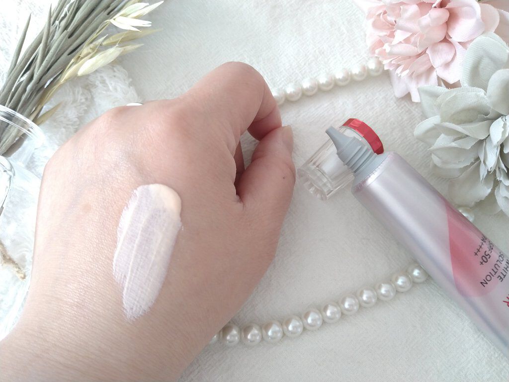 D-UVクリア ホワイトソリューション/アスタリフト/日焼け止めクリームを使ったクチコミ（3枚目）