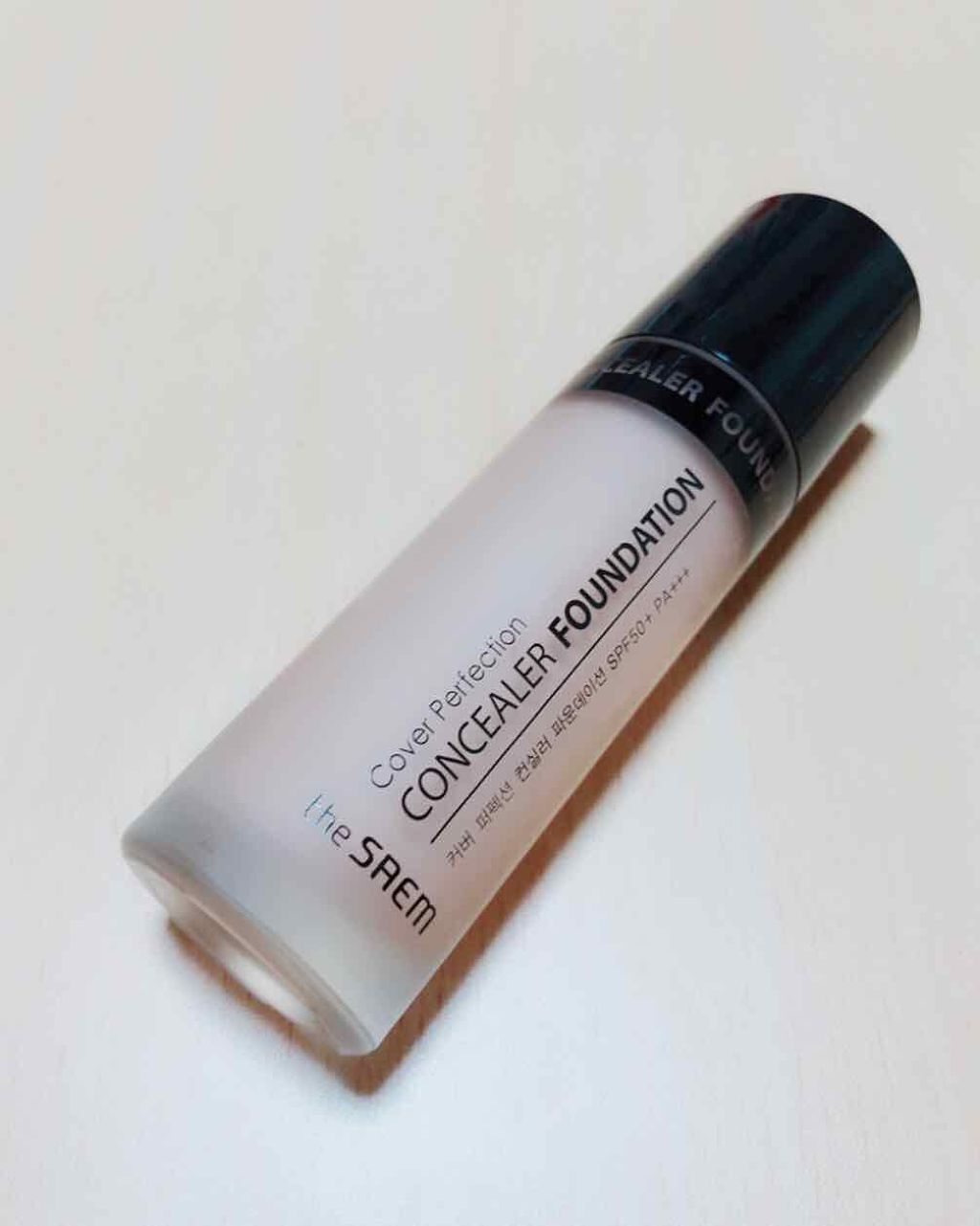 カバーパーフェクション コンシーラーファンデーション/the SAEM/リキッドファンデーションを使ったクチコミ(1枚目)