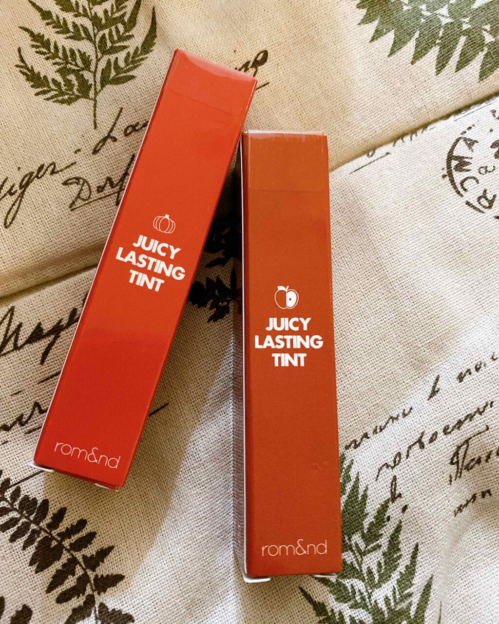 ジューシーラスティングティント/rom&nd/リップティントを使ったクチコミ(1枚目)