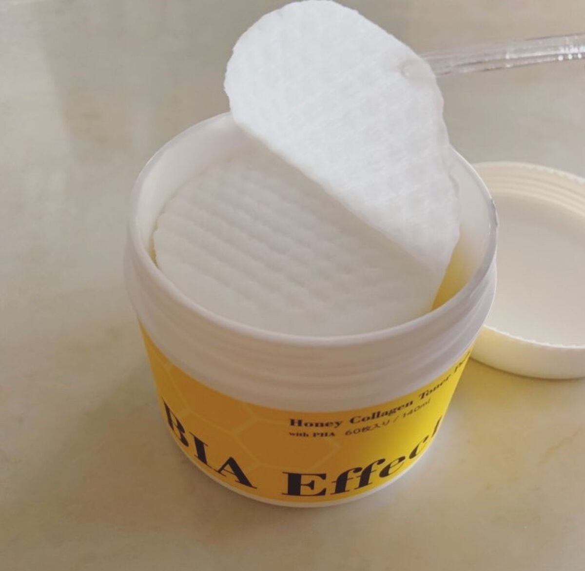 はちみつコラーゲントナーパッド/BIA Effect/トナーパッドを使ったクチコミ(4枚目)