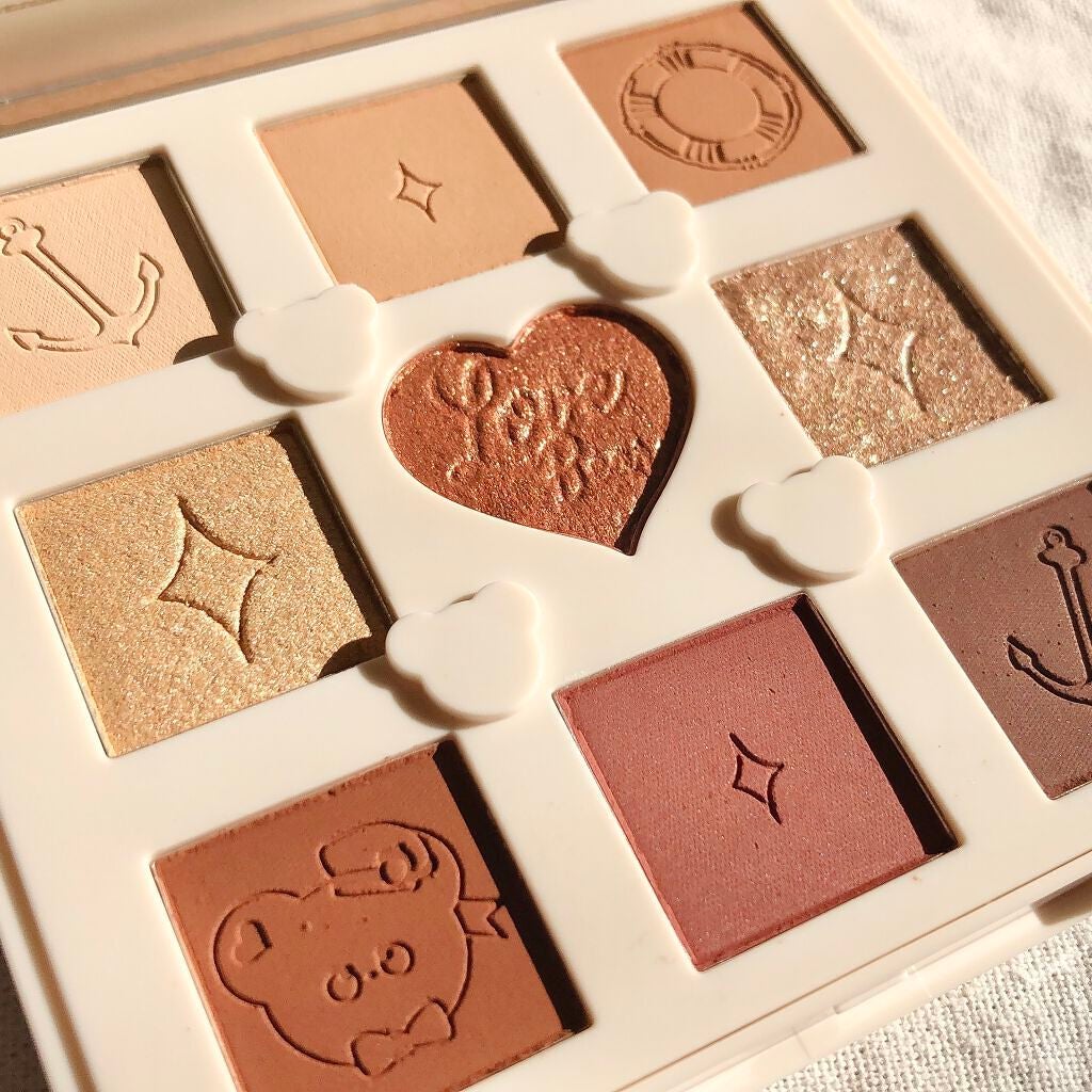 Love Bear 9色 アイシャドウパレット/FlowerKnows/アイシャドウパレットを使ったクチコミ(4枚目)