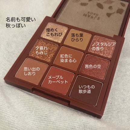 プレイカラーアイシャドウ メープルロード/ETUDE/アイシャドウパレットを使ったクチコミ(5枚目)