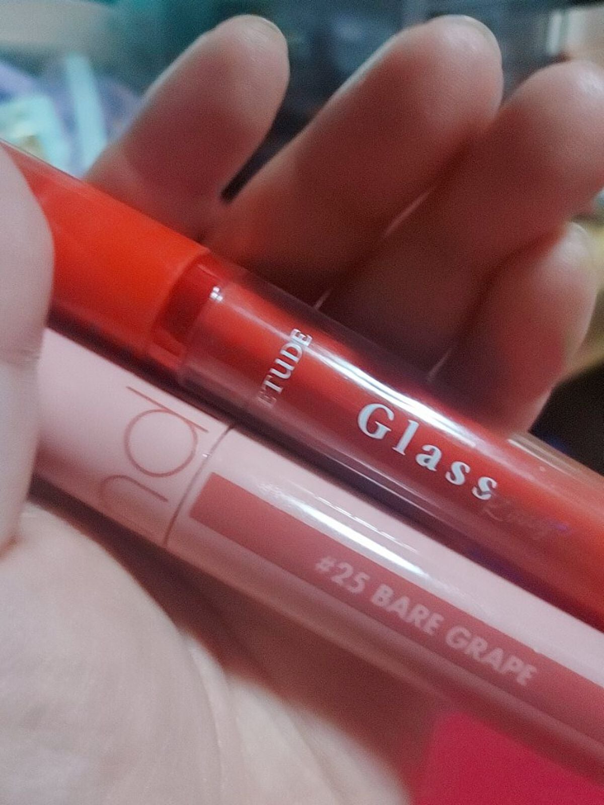 ジューシーラスティングティント/rom&nd/リップティントを使ったクチコミ(4枚目)