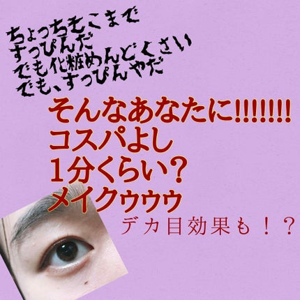 クイックイージーアイライナー/キャンメイク/リキッドアイライナーを使ったクチコミ(1枚目)