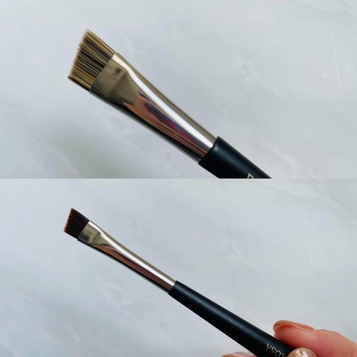 ダブルエンドアイブロウブラシ スマッジタイプ/ロージーローザ/メイクブラシを使ったクチコミ(2枚目)
