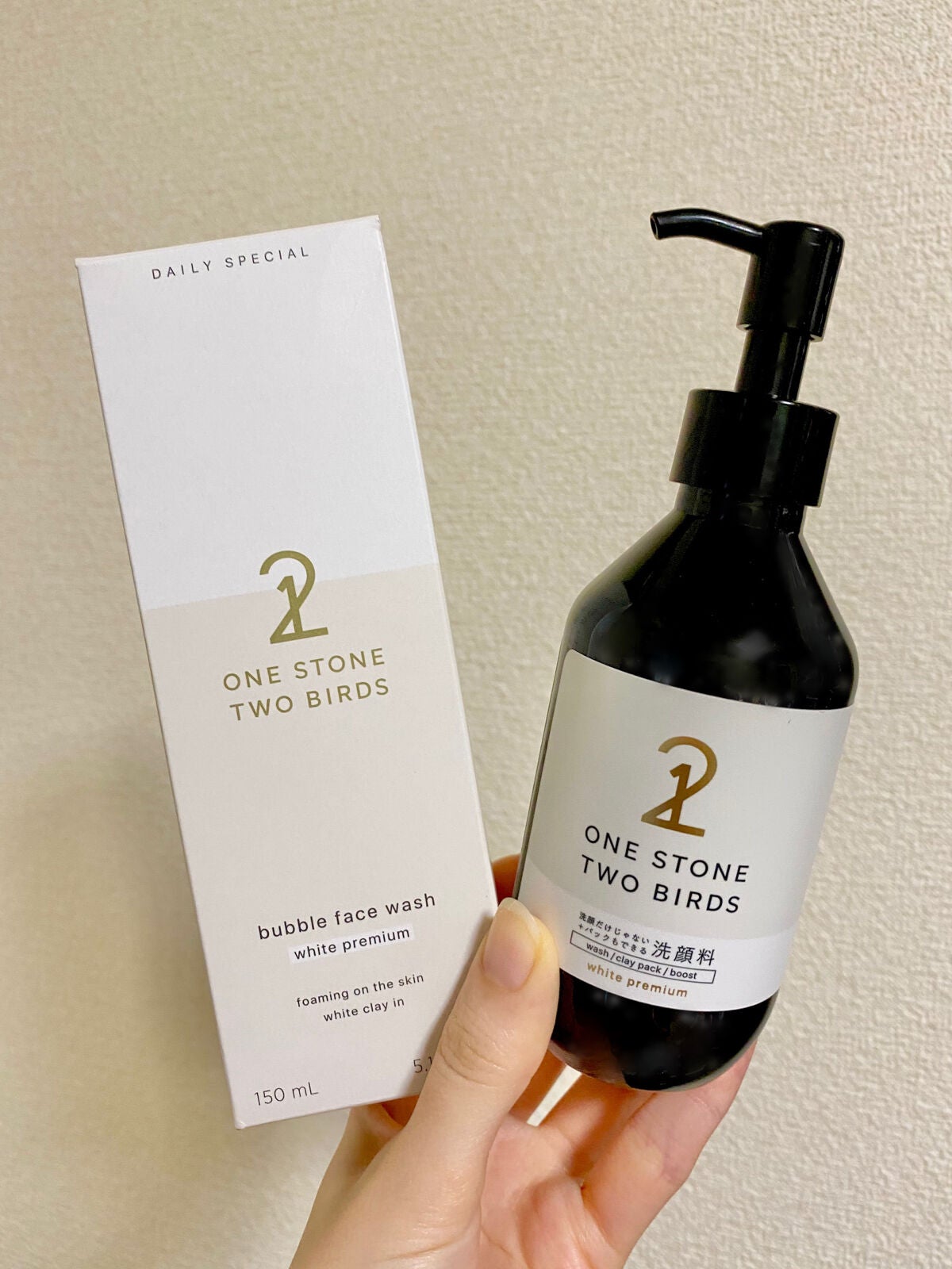 洗顔だけじゃない+パックもできる洗顔料/ONE STONE TWO BIRDS/その他洗顔料を使ったクチコミ(1枚目)