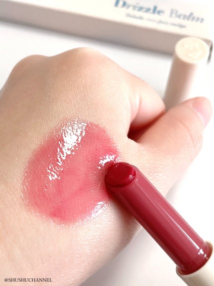 ドリズルバーム/mude/口紅を使ったクチコミ(4枚目)