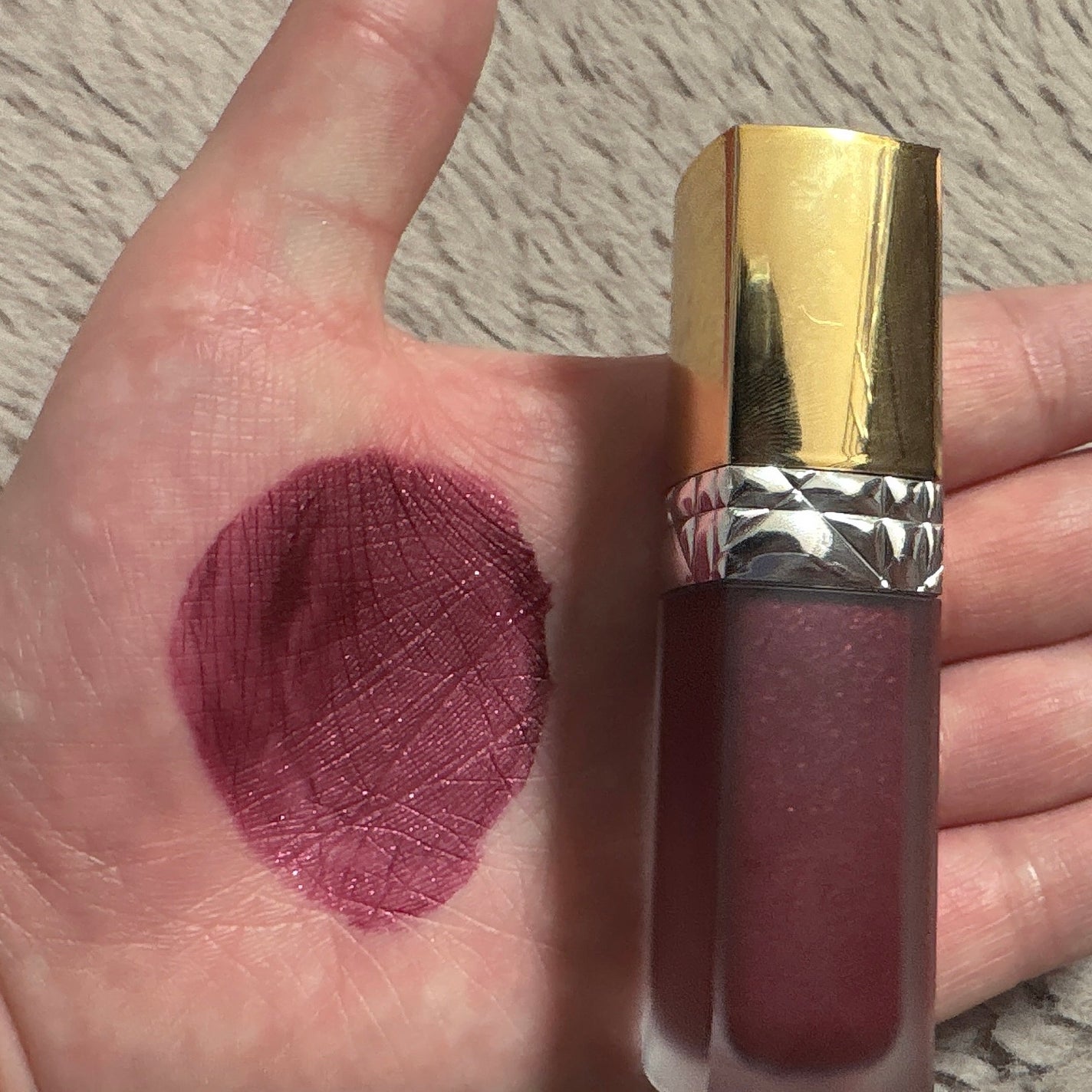 ルージュ ディオール フォーエヴァー リキッド シークイン(クリスマス コレクション 2024 限定品)/Dior/口紅・グロス・リップライナー・リップケアを使ったクチコミ(2枚目)