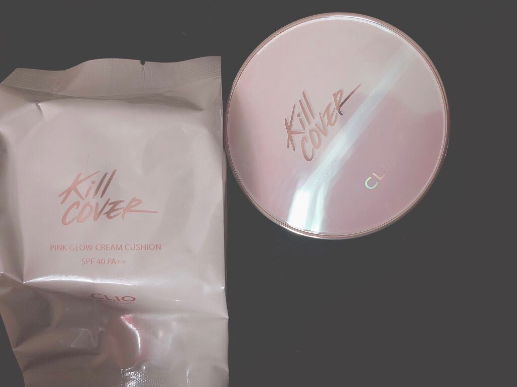 キル カバー ピンク グロウ クリーム クッション/CLIO/クッションファンデーションを使ったクチコミ(4枚目)