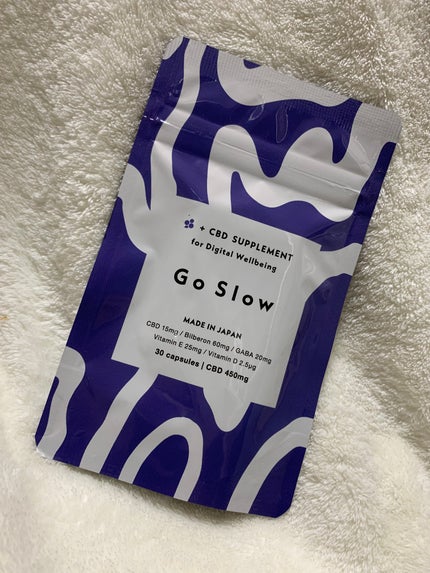 CBDサプリメント for デジタルウェルビーイング/Go Slow/健康サプリメントを使ったクチコミ(1枚目)