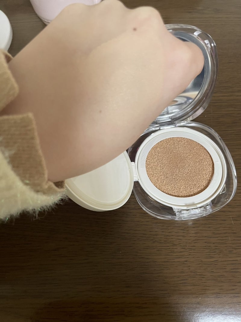 グレーズ ウォータリング クッション/athé/クッションファンデーションを使ったクチコミ（3枚目）
