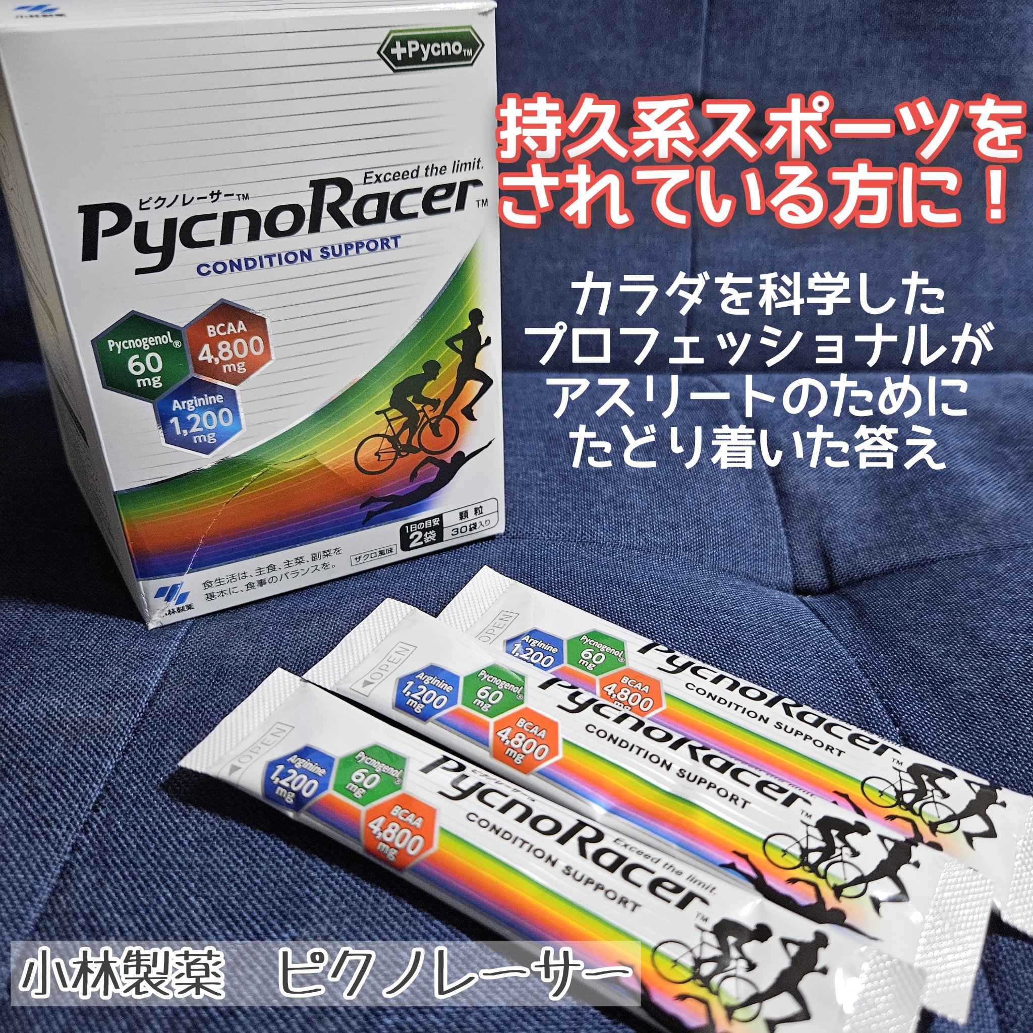 ピクノレーサー/小林製薬/ボディサプリメントを使ったクチコミ（1枚目）