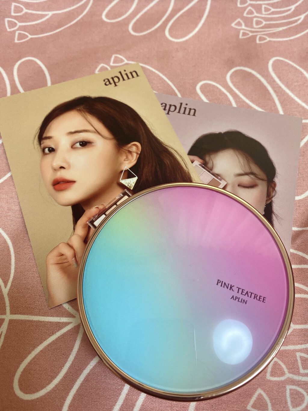 ピンクティーツリーカバークッション/APLIN/クッションファンデーションを使ったクチコミ（3枚目）