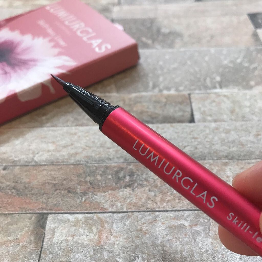 スキルレスライナー/LUMIURGLAS/リキッドアイライナーを使ったクチコミ（3枚目）