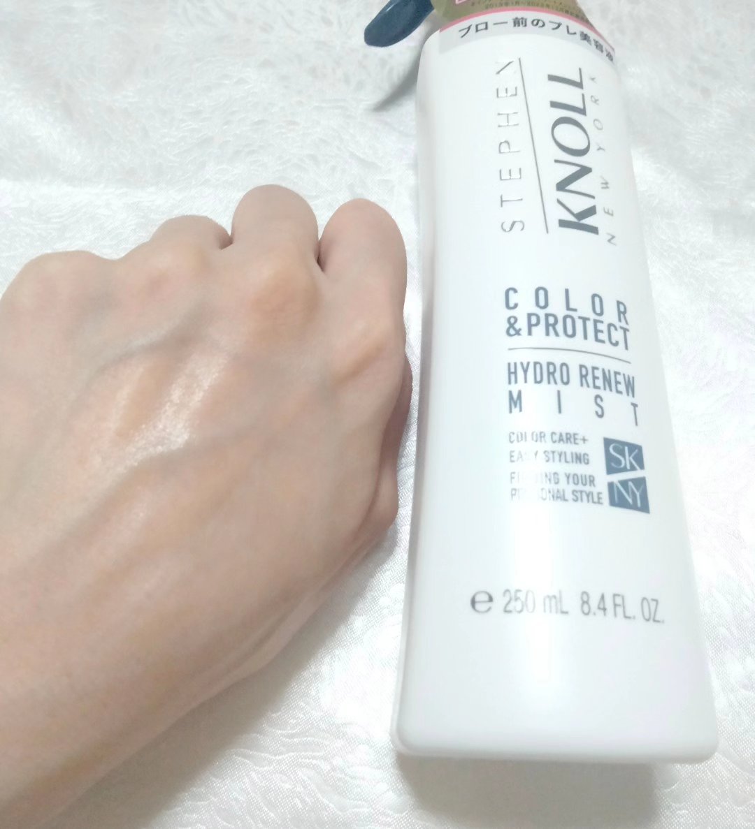 ハイドロリニュー ミスト カラープロテクト/スティーブンノル ニューヨーク/プレスタイリング・寝ぐせ直しを使ったクチコミ（3枚目）