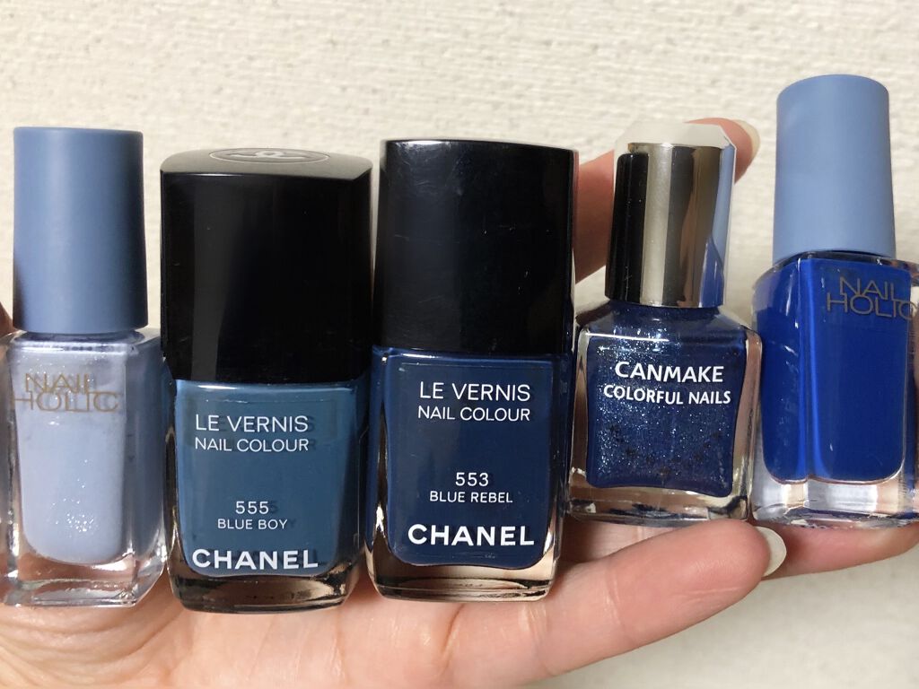 カラフルネイルズ 57 ブルーデニム/キャンメイク/マニキュアを使ったクチコミ（3枚目）