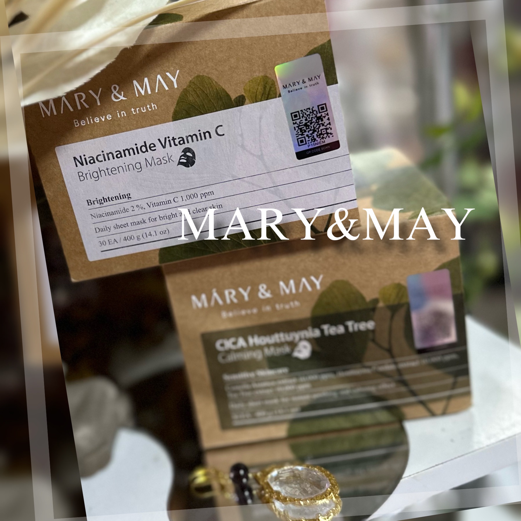 シカドクダミ＋ティーツリーカーミングマスク/MARY&MAY/シートマスク・パックを使ったクチコミ（1枚目）