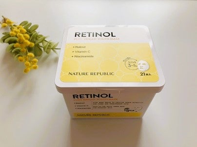 キューブマスク レチノール/ネイチャーリパブリック/シートマスク・パックを使ったクチコミ(1枚目)