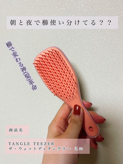タングルティーザー ザ・アルティメットディタングラー ミニ/TANGLE TEEZER/ヘアブラシを使ったクチコミ(1枚目)