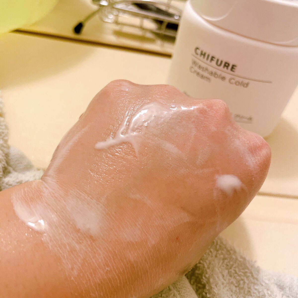 ウォッシャブル コールド クリーム/ちふれ/クレンジングクリームを使ったクチコミ(6枚目)