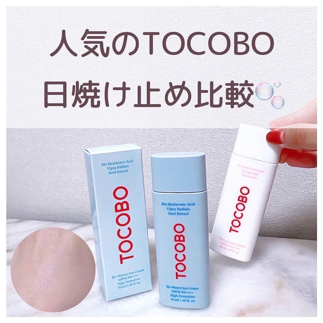 バイオウォータリーサンクリーム/TOCOBO/日焼け止めクリームを使ったクチコミ(1枚目)
