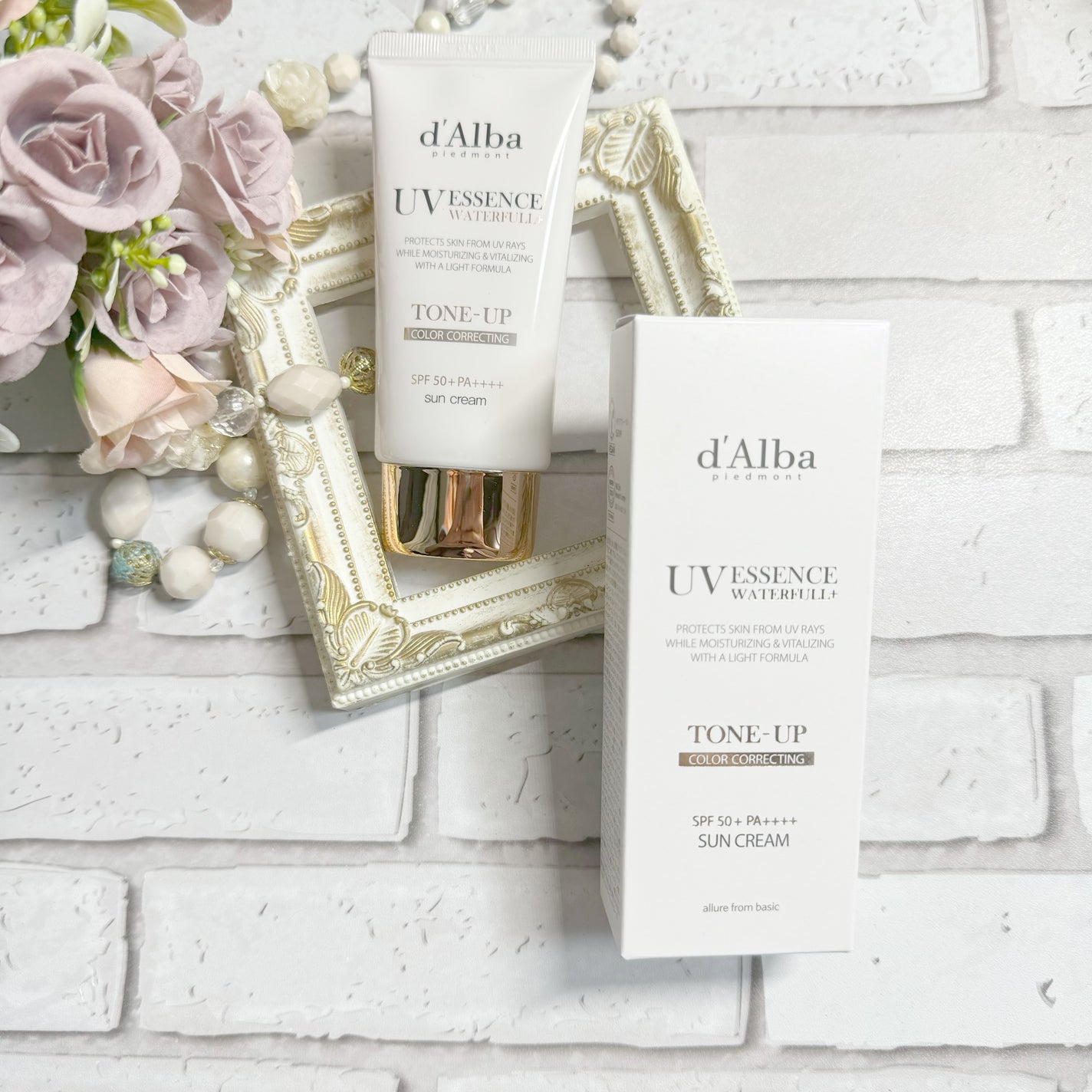 ウォータフルトーンアップサンクリーム/ダルバ/日焼け止めクリームを使ったクチコミ(2枚目)