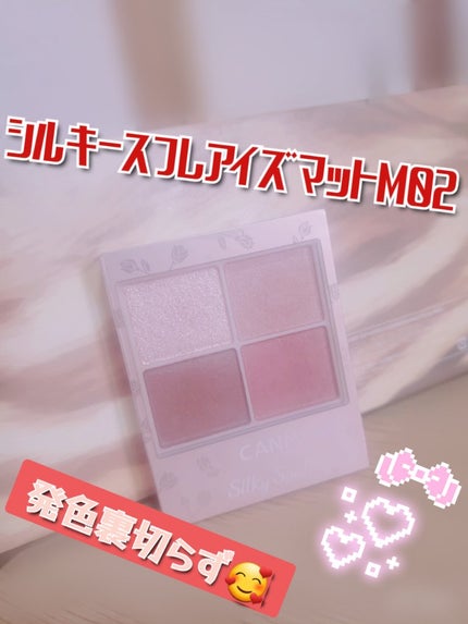 シルキースフレアイズ(マットタイプ)/キャンメイク/アイシャドウパレットを使ったクチコミ(1枚目)