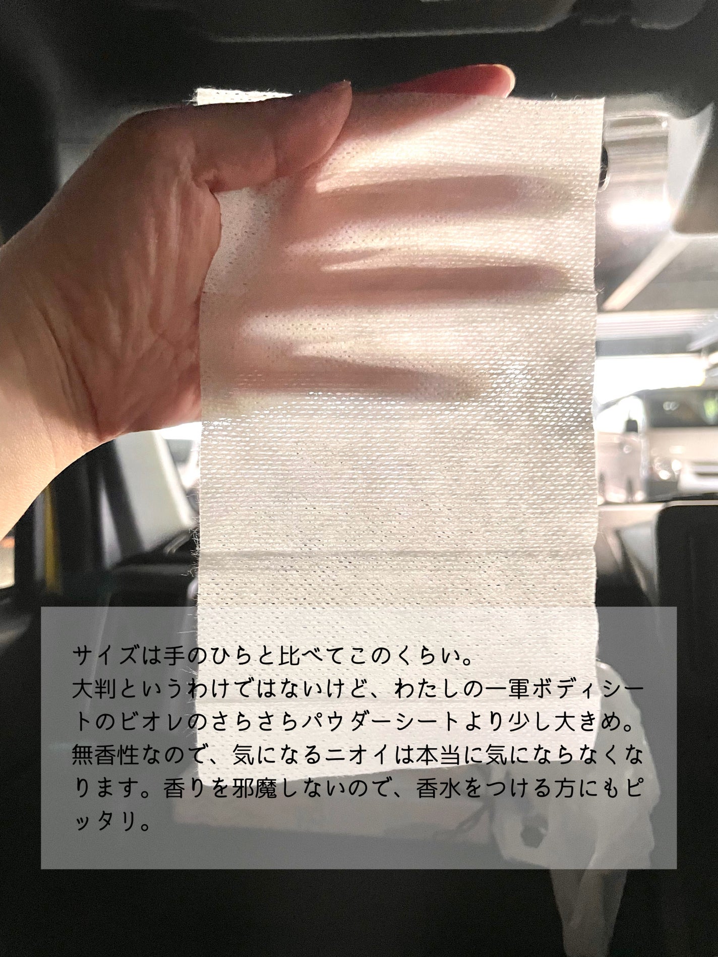 クリアシャワーシート (無香料)/エージーデオ24/ボディシートを使ったクチコミ(2枚目)