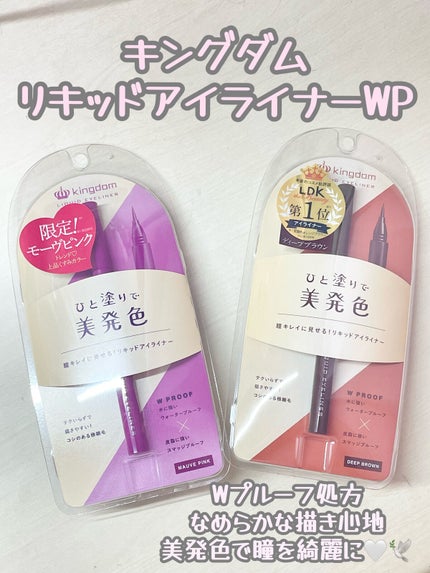 リキッドアイライナーWP		/キングダム/リキッドアイライナーを使ったクチコミ(1枚目)