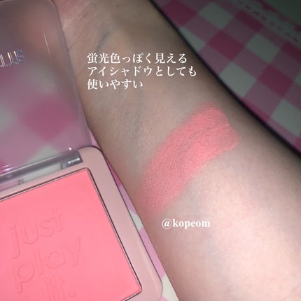 ヌードマットブラッシャー/CathyDoll/パウダーチークを使ったクチコミ(3枚目)