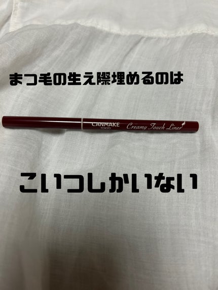 クリーミータッチライナー/キャンメイク/ジェルアイライナーを使ったクチコミ(1枚目)