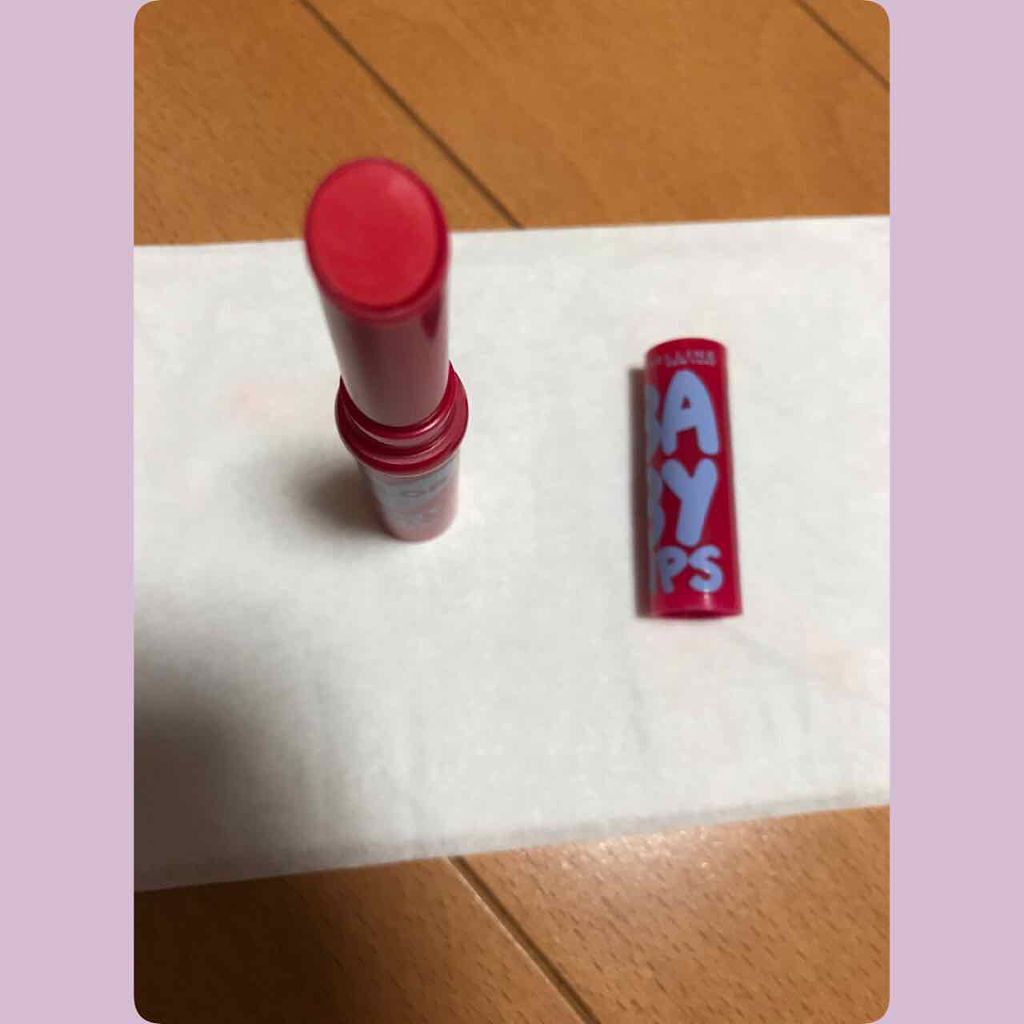 リップクリーム カラー BABY LIPS/MAYBELLINE NEW YORK/リップケアを使ったクチコミ（2枚目）