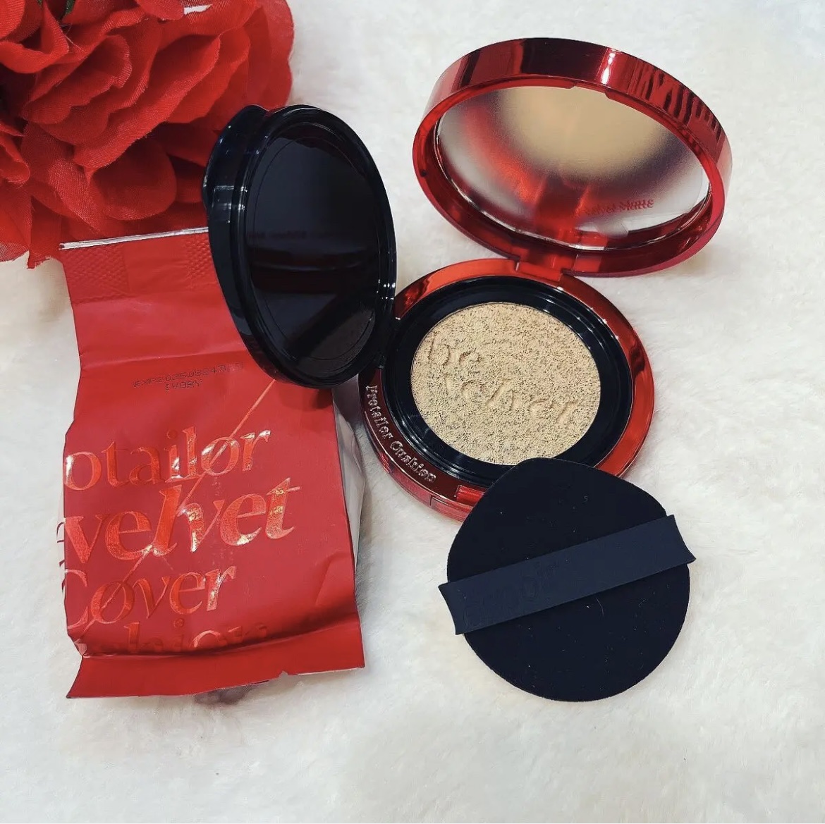 プロテーラービーベルベットカバークッション/espoir/クッションファンデーションを使ったクチコミ（3枚目）