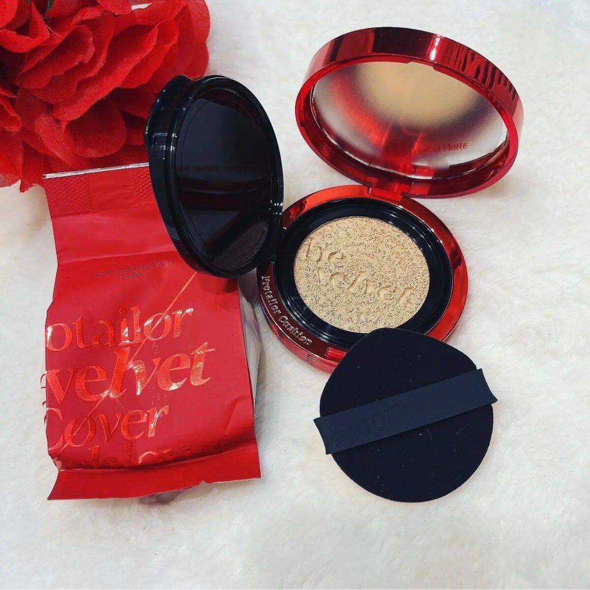 プロテーラービーベルベットカバークッション/espoir/クッションファンデーションを使ったクチコミ(3枚目)