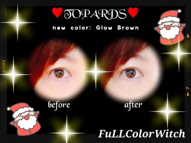 👑【カラコン】 『トパーズ／TOPARDS』新色 Glow Blown👑⁡
⁡
❤️指原莉乃(さっしー)プロデュースカラコン❤️⁡
⁡
✔️ナチュラル系カラコンだから、デイリー使用で『毎日瞳うるキラ✨👁