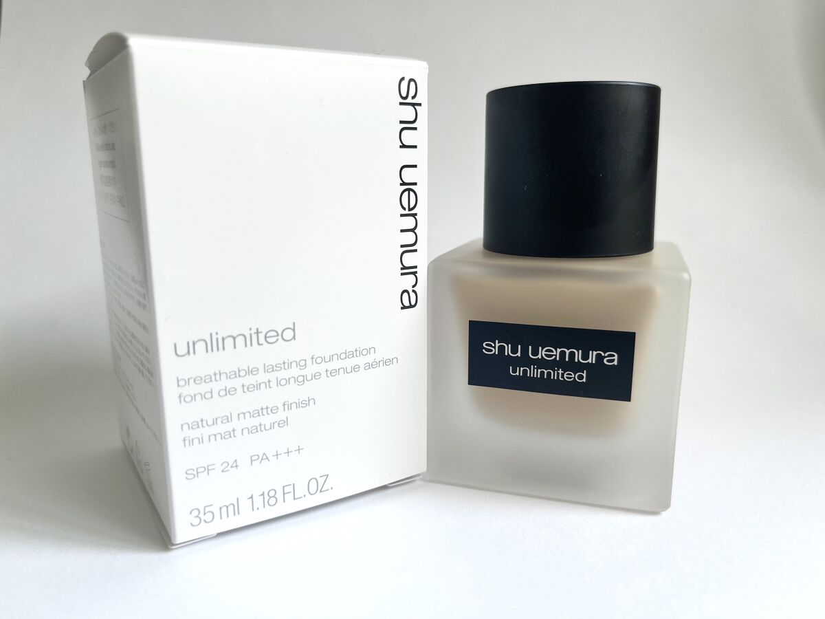 （旧）アンリミテッド ラスティング フルイド/shu uemura/リキッドファンデーションを使ったクチコミ（1枚目）