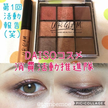 UR GLAM　BLOOMING EYE COLOR PALETTE/U R GLAM/アイシャドウパレットを使ったクチコミ（1枚目）