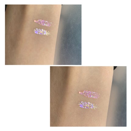 リキッド グリッター シャドウ/rom&nd/グリッターを使ったクチコミ(4枚目)