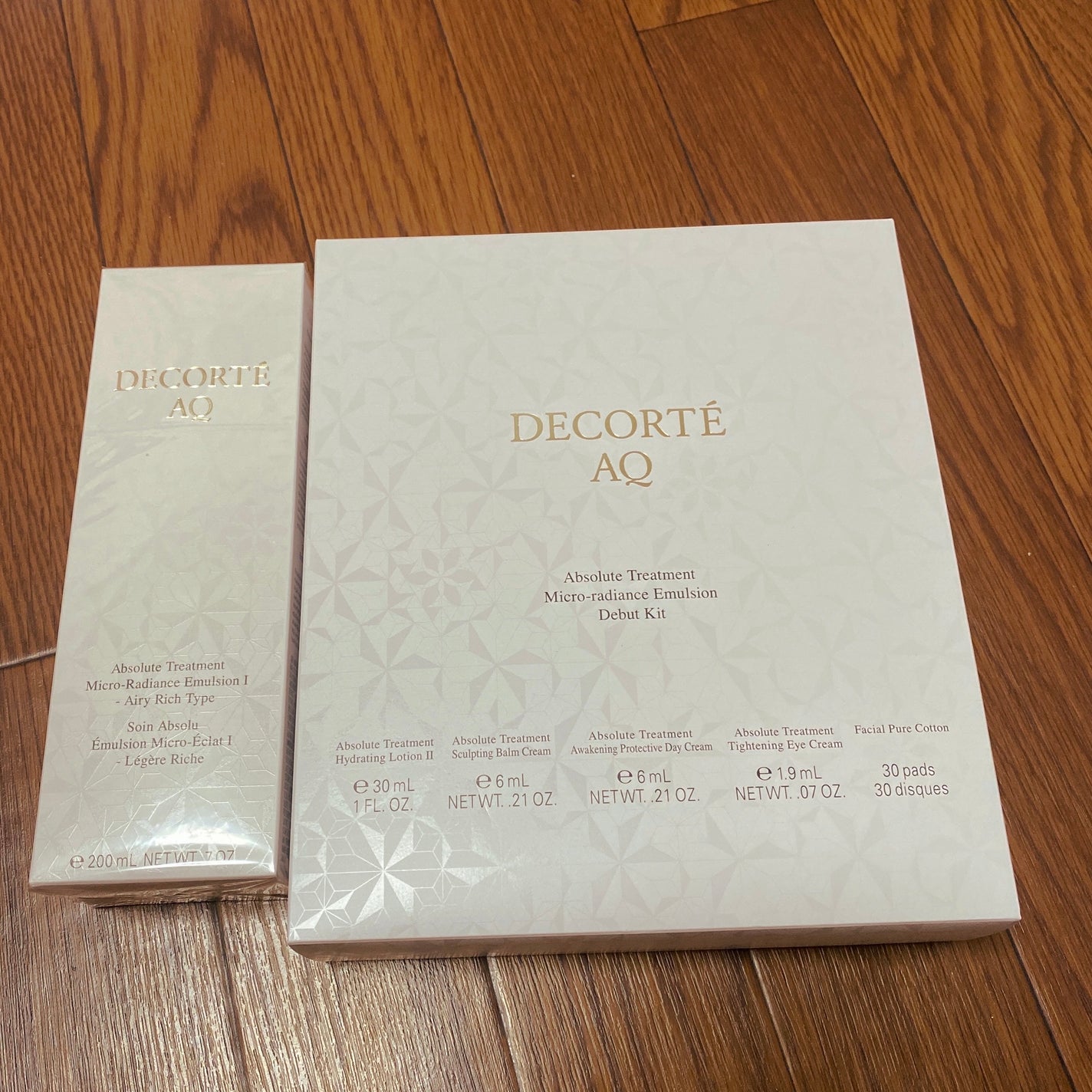 AQ アブソリュート エマルジョン マイクロラディアンス Ⅱ/DECORTÉ/乳液を使ったクチコミ(1枚目)