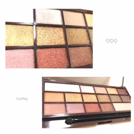 アイラブチョコレート/MAKEUP REVOLUTION/アイシャドウパレットを使ったクチコミ(3枚目)